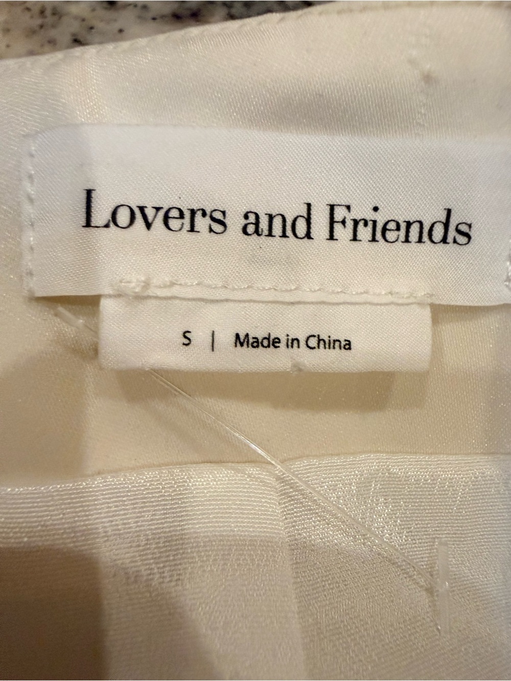 Lovers + Friends White Button Front Lined Mini Skirt Size S NWOT - Picture 2 of 11